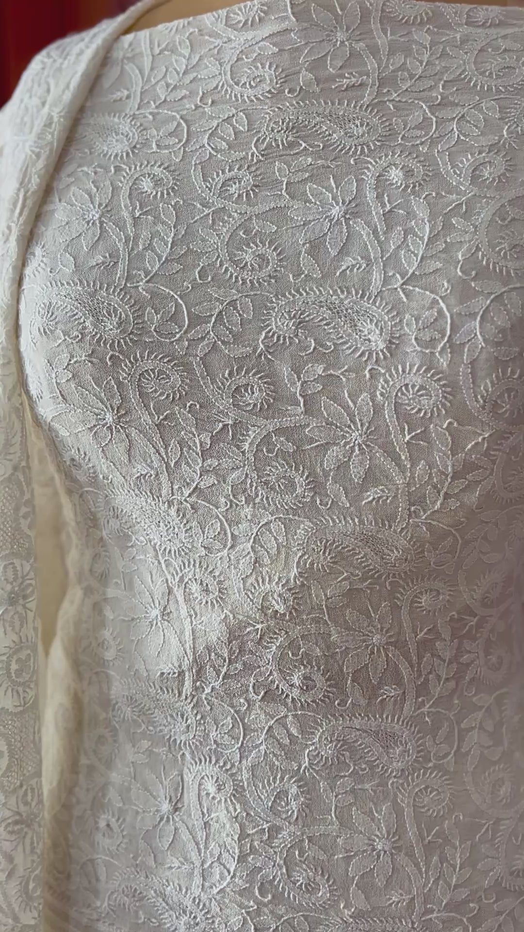 Suhaan 3 Taar fine Chikankari Lehenga
